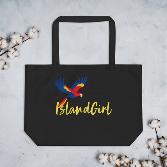 Large organic tote bag