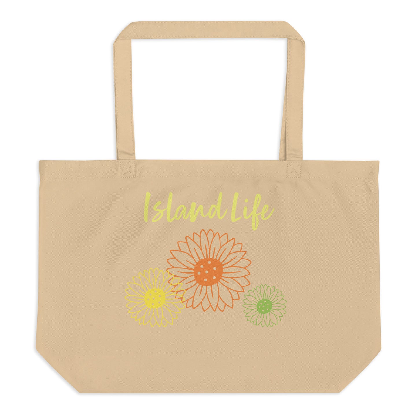 Large organic tote bag
